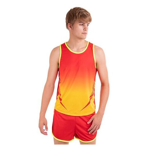 Форма для легкої атлетики чоловіча Lingo LD-T907 XL Червоно-жовтий (60506023) фото №1