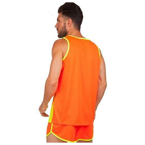 Форма для легкої атлетики чоловіча Lidong LD-8311 3XL Оранжево-жовтий (60429517) фото №5