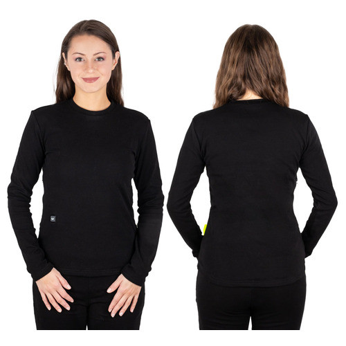 Жіноча футболка з довгим рукавом з підігрівом W-TEC Insulong Lady - чорний/L (23760-L) фото №3