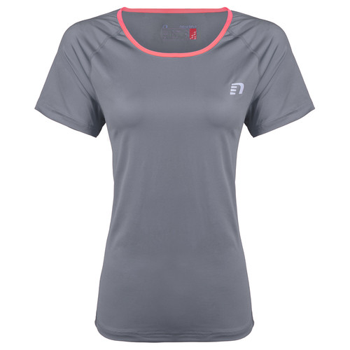 Жіноча бігова футболка з коротким рукавом Newline Imotion Tee - розмір XS/сірий (10814-XS-277) фото №1