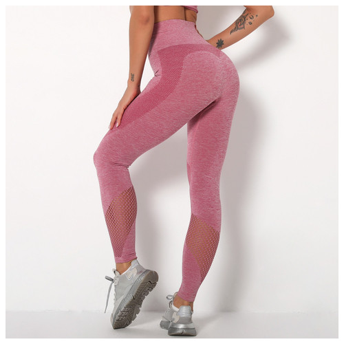 Легінси жіночі спортивні Fashion 9665 S рожеві фото №1