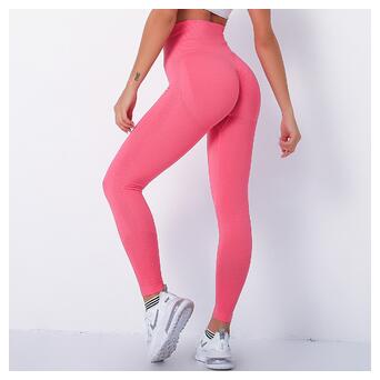 Легінси жіночі спортивні Fashion 10891 S рожеві фото №2
