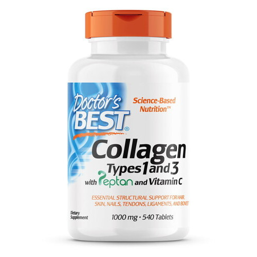 Препарати для суглобів та зв'язок Doctors Best Collagen Types 13 1000 mg 540 капсул фото №1