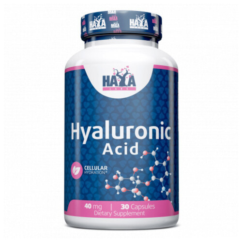 Препарат для суглобів та зв'язок Haya Labs Hyaluronic Acid 40 mg 30 капсул фото №1