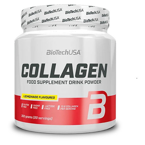 Для суглобів та зв'язок BioTech USA Nutrition Collagen 300 г лимонад (CN4969) фото №1
