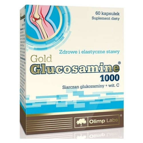 Препарат для суглобів та зв'язок Olimp nutrition Gold Glucosamine 1000 60 капсул (CN317) фото №1