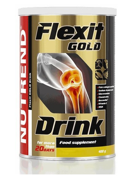 Препарат для суглобів та зв'язок Nutrend Flexit Drink Gold 400 грам чорна смородина фото №1