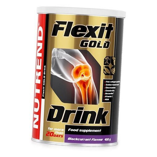 Хондропротектор Nutrend Flexit Gold Drink 400г Чорна смородина (03119004) фото №1