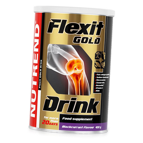 Хондропротектор Nutrend Flexit Gold Drink 400г Чорна смородина (03119004) фото №2