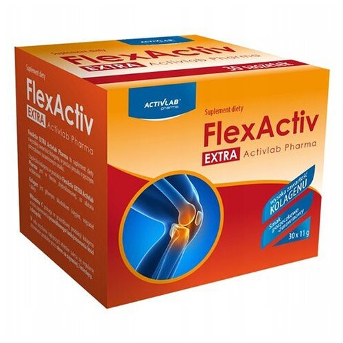 Колаген з вітаміном С Activlab FlexActiv Extra 11г Смородина-журавлина (68108001) фото №2