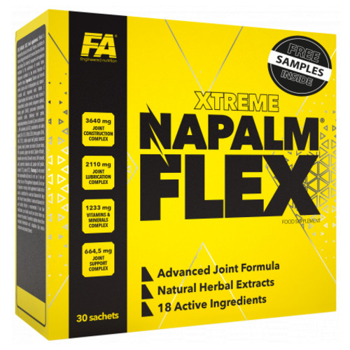 Препарат для суглобів та зв'язок Fitness Authority Napalm Flex 30 пакетиків фото №1