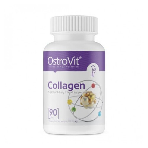 Препарат для суглобів та зв'язок Ostrovit Collagen 90 таблеток (CN1968) фото №2