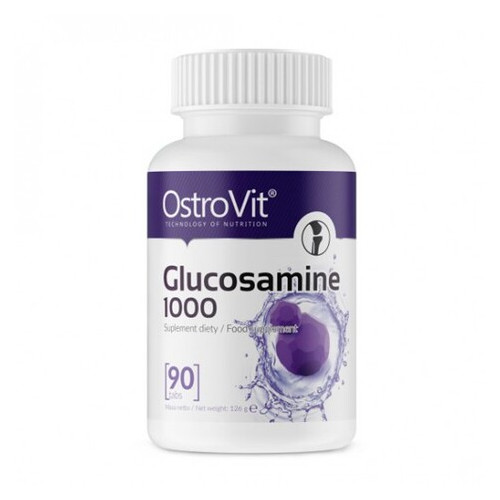 Препарат для суглобів та зв'язок Ostrovit Glucosamine 1000 90 таблеток (CN1379) фото №2