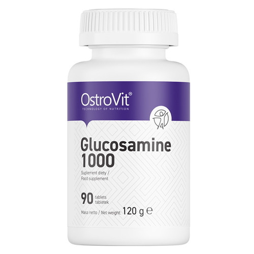 Препарат для суглобів та зв'язок Ostrovit Glucosamine 1000 90 таблеток (CN1379) фото №1
