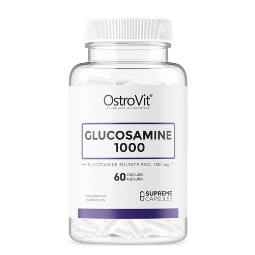 Для суглобів та зв'язок Ostrovit Glucosamine 1000 60 капсул фото №1