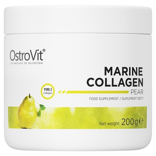 Добавка для суглобів та зв'язок OstroVit Marine Collagen 200 грам груша фото №1