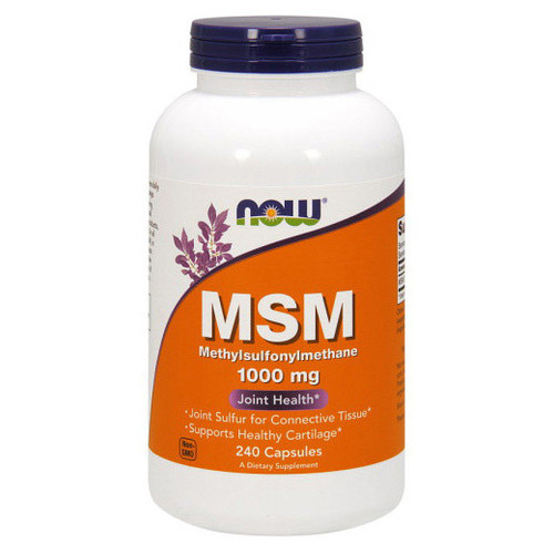 Препарат для суглобів NOW MSM 1000 mg 240 caps фото №1