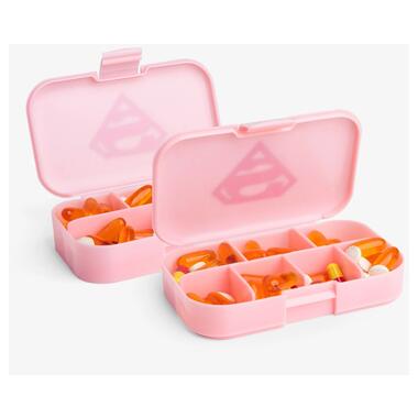 Таблетниця SmartShake Pill Box Organizer 2-Pack  Super Girl фото №2