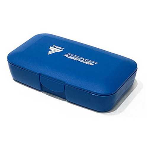Пляшка TREC nutrition Pillbox Stronger Together blue фото №1