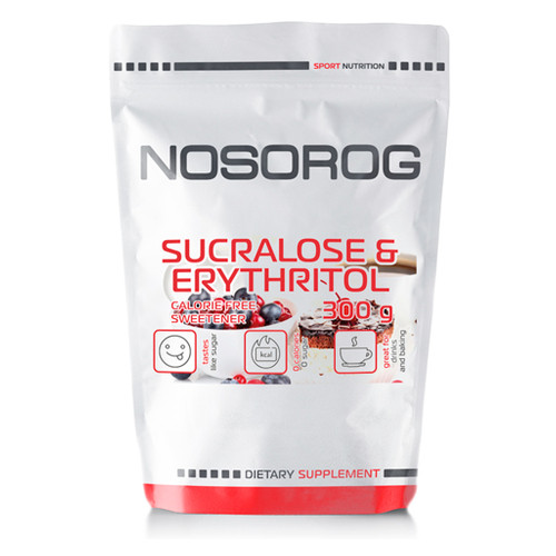 Замінник живлення Nosorog Sucralose Erythritol 300 грам фото №1