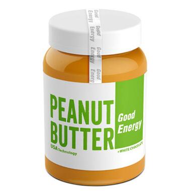 Горіхова паста Good Energy Peanut Butter 400 g white chocolate фото №1