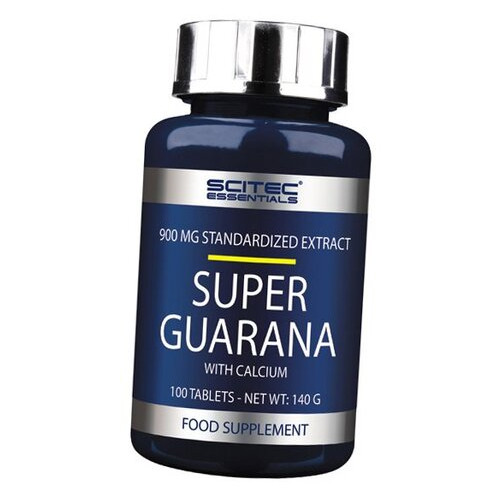 Енергетик Scitec Essentials Super Guarana 100таб (17170001) фото №1