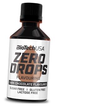 Замінник живлення BioTech (USA) Zero Drops 50мл Чорний шоколад (05084014) фото №1