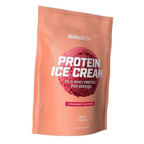 Замінник живлення BioTech (USA) Protein Ice Cream 500г Полуниця (05084010) фото №1