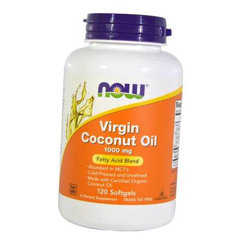Екстракт Now Foods Virgin Coconut Oil 1000 120 гелкапсул (71128111) фото №1