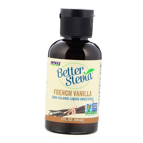 Замінник живлення Now Foods Стевія Better Stevia Liquid 59мол Французька ваніль (05128003) фото №1