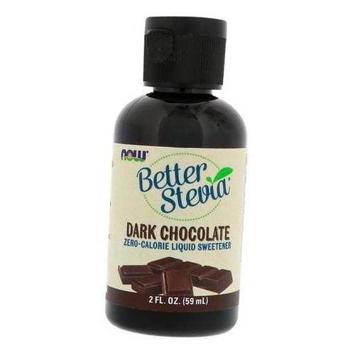 Замінник живлення Now Foods Стевія Better Stevia Liquid 59мл Чорний шоколад (05128003) фото №1