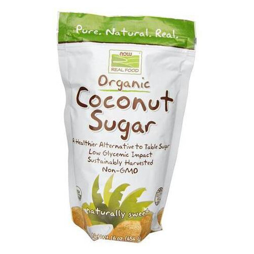 Заменитель сахара Now Foods Organic Coconut Sugar 454г (05128006) фото №1