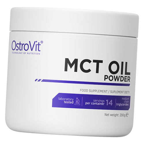 Порошок MCT Масла Ostrovit MCT Oil Powder 200г Без вкуса (74250001) фото №1