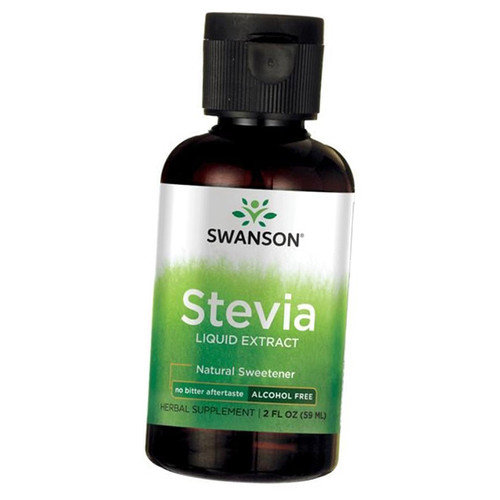 Безалкогольный жидкий экстракт стевии Swanson Stevia Liquid Extract Alcohol Free 59мл (05280002) фото №1