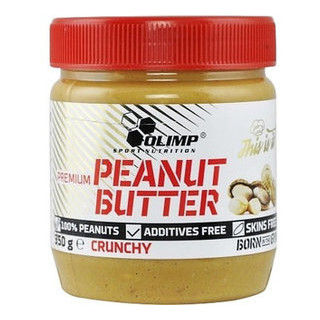 Заменитель питания Olimp Peanut Butter Crunchy арахисовая паста 350 грамм фото №1