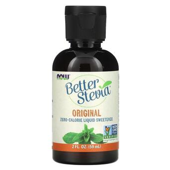 Замінник харчування NOW Better Stevia Liquid Sweetener Original 60 мл фото №1