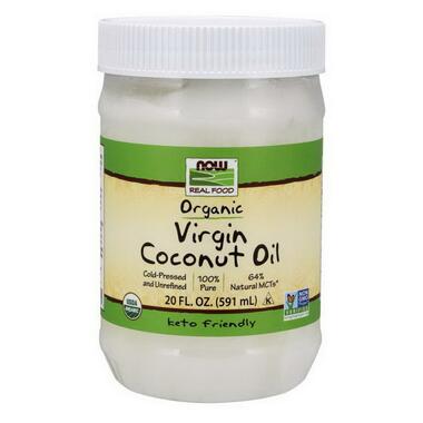 Кокосова олія NOW Organic Virgin Coconut Oil 591 ml фото №1