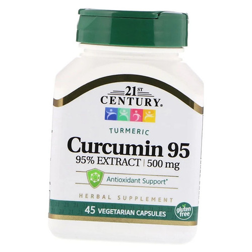 Куркумін 21st Century Curcumin 95 45 капсул (71440017) фото №1