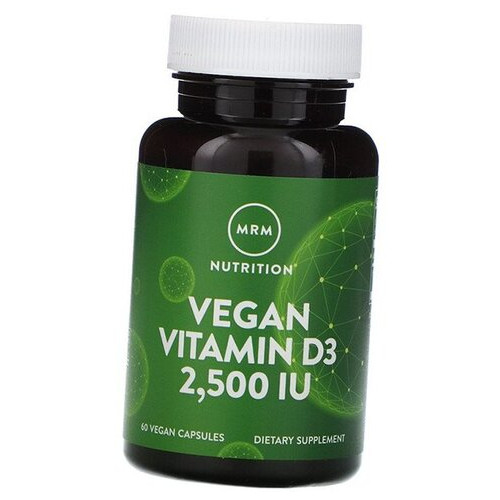 Вітамін Д3 для веганів MRM Vegan Vitamin D3 2500 60вегкапс (36122003) фото №1