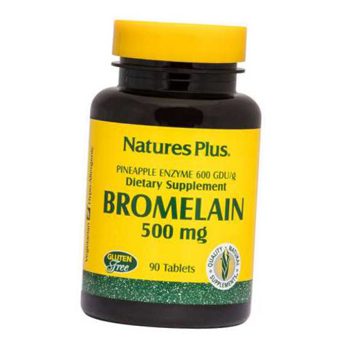 Вітаміни Natures Plus Bromelain 500 90 таблеток (69375002) фото №1