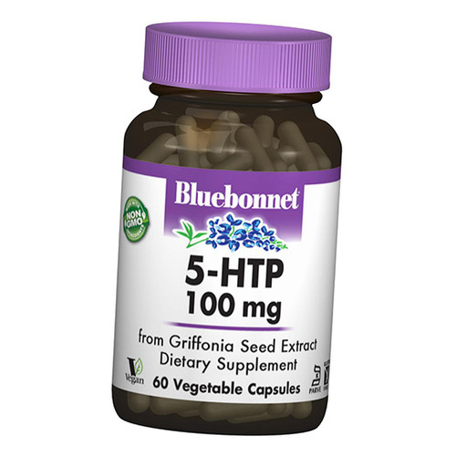 Вітаміни Bluebonnet Nutrition 5-HTP 100 60вегкапс (72393006) фото №2