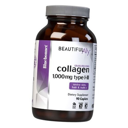 Колаген 1 і 3 типу Bluebonnet Nutrition Collagen 1000 Type I III 90каплет (68393007) фото №1