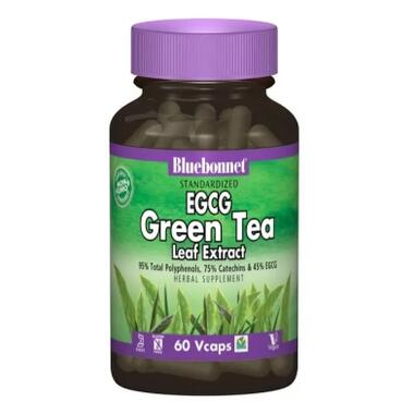 Трави Bluebonnet Nutrition EGCG Екстаркт Листя Зеленого Чаю 60 гелевих капсул (BLB1378) фото №1
