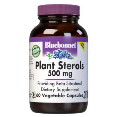 Трави Bluebonnet Nutrition Рослинні стерини 500мг 60 вегетаріанських капсул (BLB1177) фото №1