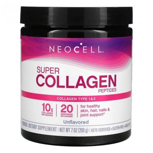 Супер колаген тип 1 і 3 Neocell (Super Collagen) без смаку 198 г фото №1