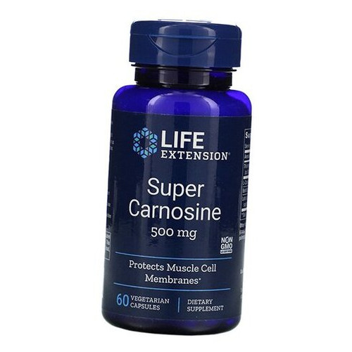 Carnosine Life Extension Super Carnosine 500 60 капсул (72346021) фото №1