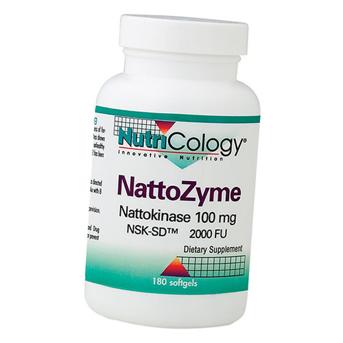 Вітаміни Nutricology NattoZyme 100 180 гелкапс (72373001) фото №1