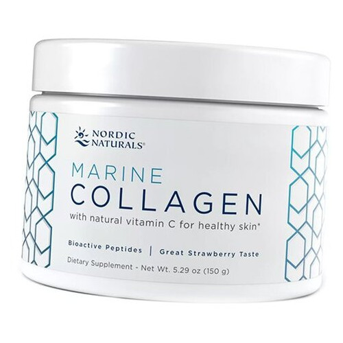Вітаміни Nordic Naturals Marine Collagen 150г Полуниця (68352001) фото №1