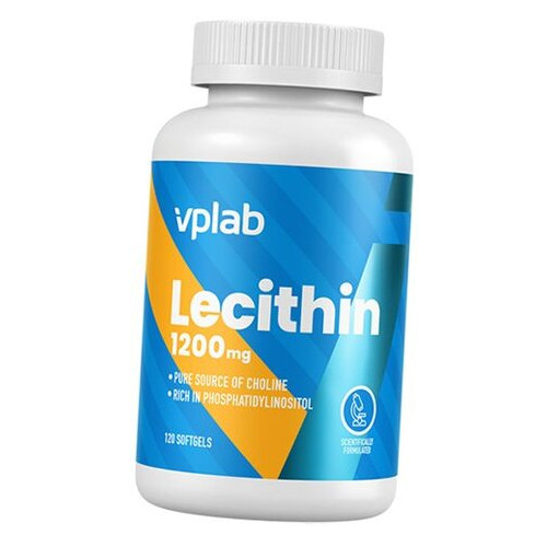 Соєвий лецитин VP laboratory Lecithin 120 гелкапс (72099001) фото №1