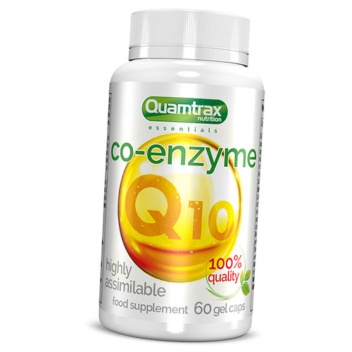 Коензим Q10 Quamtrax Co-Enzyme Q10 30 60 капсул (70582001) фото №1